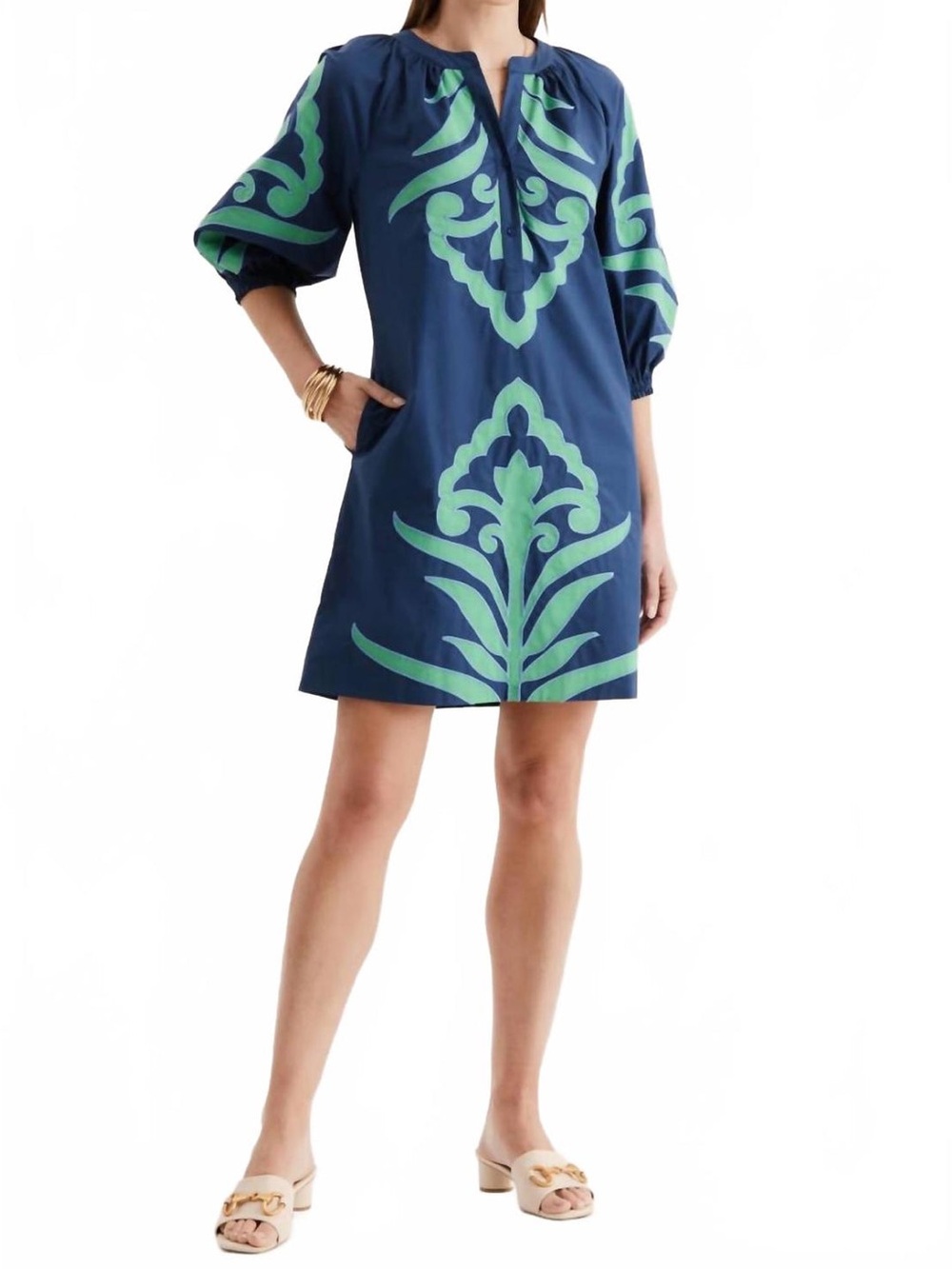 Tyler Boe Sara Applique Mini Dress SzXL Like New